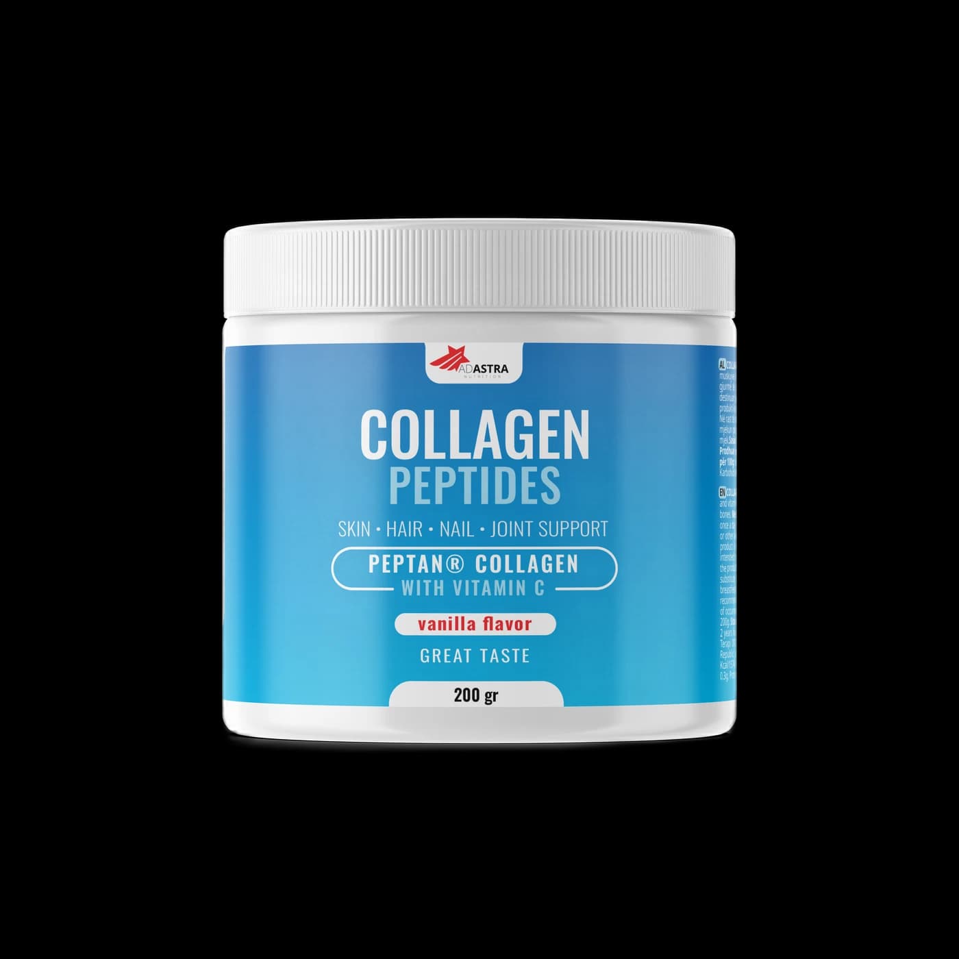 COLLAGEN PEPTIDES 200 g — peptide kolagjeni për lëkurën dhe nyjet — Vanilje – COLLAGEN | NaturaTherapy – suplemente ushqimore natyrale