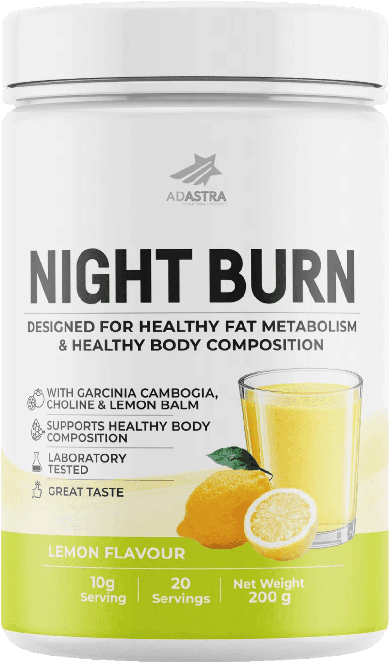 NIGHT BURN — formulë nate për metabolizmin e yndyrnave – NIGHT | NaturaTherapy – suplemente ushqimore natyrale